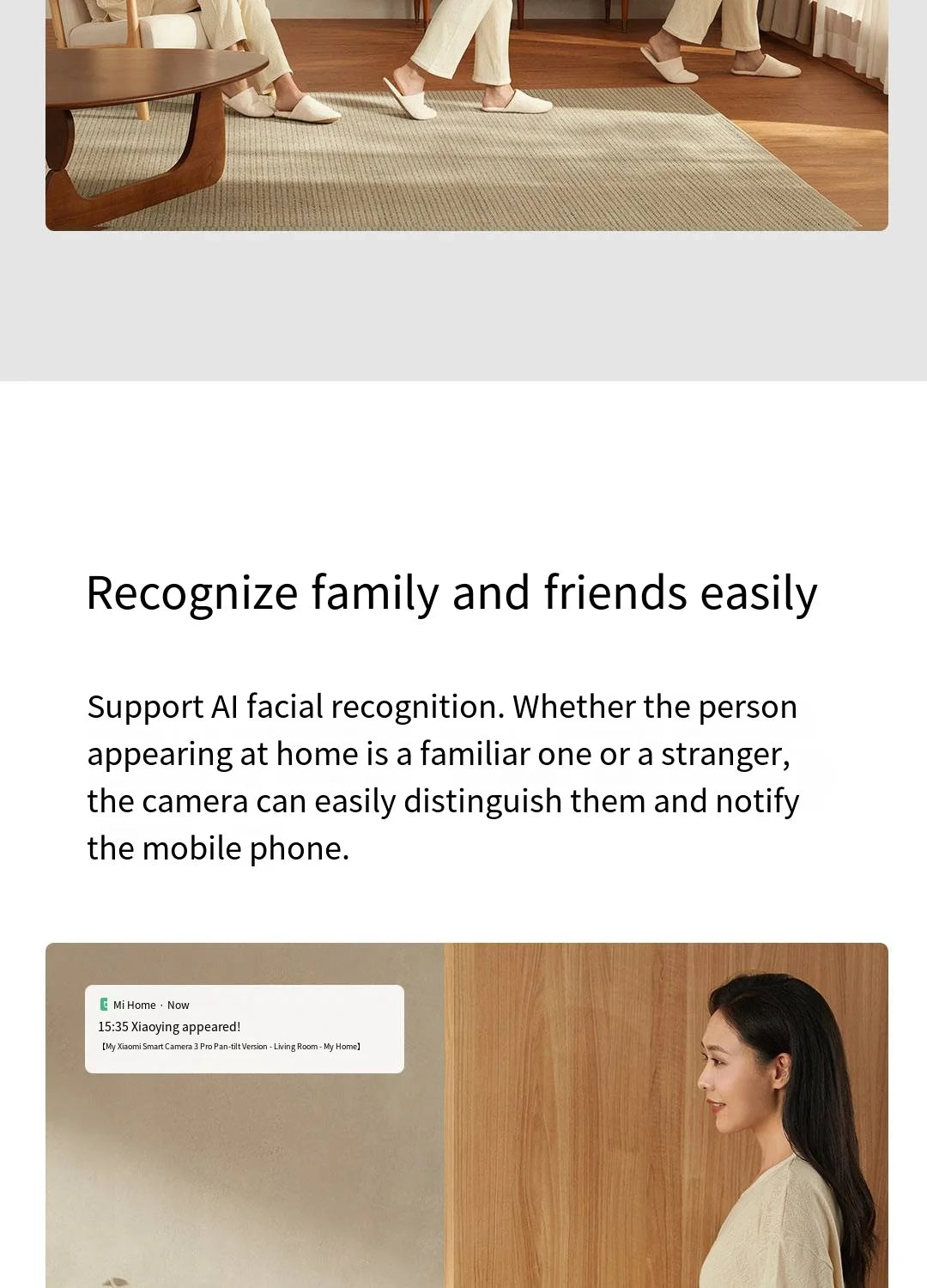 Xiaomi Mijia APP PTZ Pro 2K 3 Megapixels 360° Panoramic bluetooth4.2 Smart IP Camera AI Detection Two-way Intercom Home Security