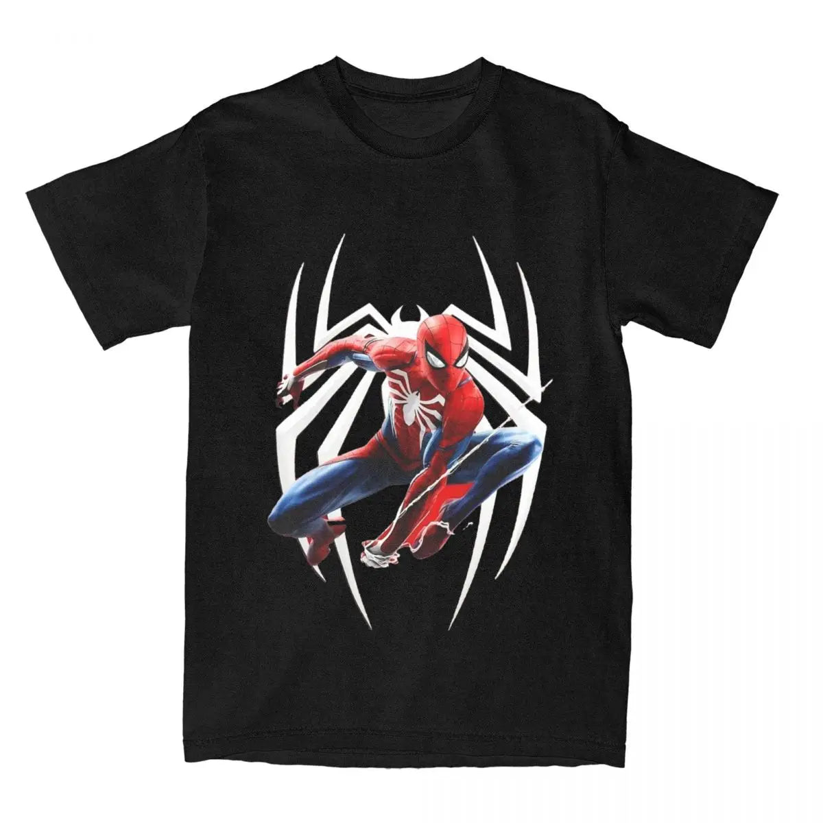 Men Women Superhero Spider Man Shirt Merch 100% Cotton T-shirt Clothing Novelty Tee Shirt Summer