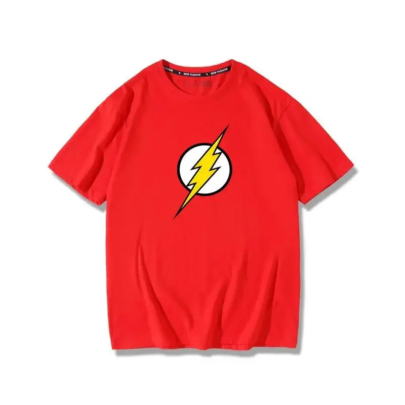 BeastKingdom Batman Superman Wonder Woman The Flash Cartoon Anime Peripheral T-shirt Creative Summer Loose Casual Short Sleeve