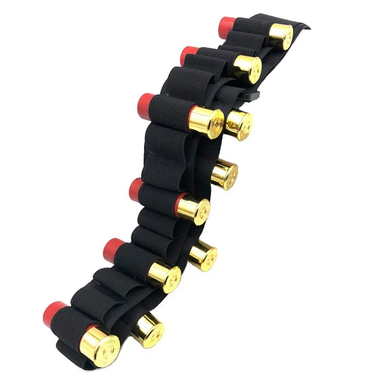 Tactical 27 Round Shotgun Bandolier Belt Adjustable 12 Gauge 12GA Shell Carrier Ammo Pouch Holder Waist Belt Hunting Accessories