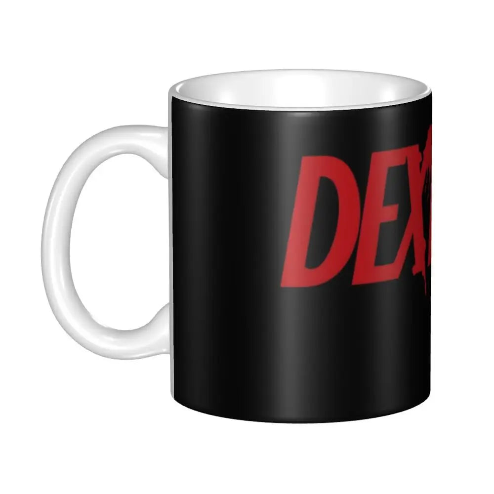 Customized Dexter Morgan Mugs DIY Movie Ceramic Milk Tea Coffee Cup