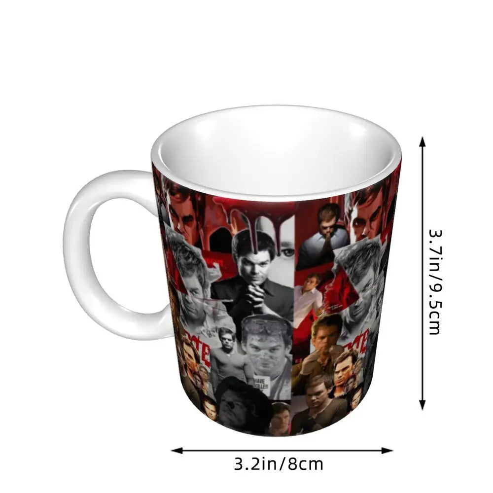 Customized Dexter Morgan Mugs DIY Movie Ceramic Milk Tea Coffee Cup