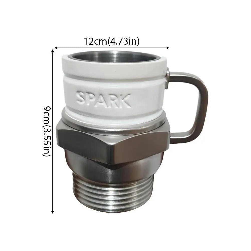 Spark Plug Mug, Engine Spark Plug Design, Novelty Coffee Mug, personalized automotive coffee mugs