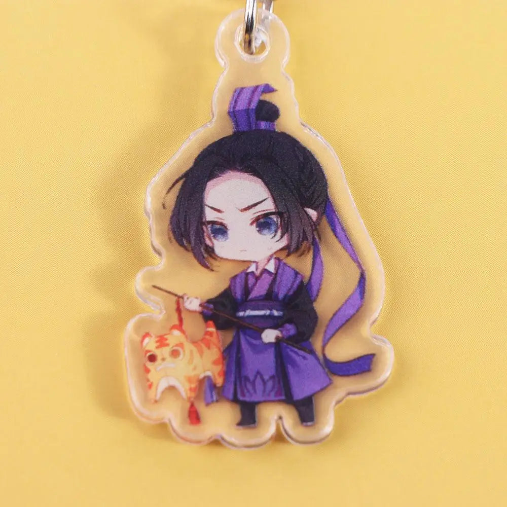 Mo Dao Zu Shi Mo Dao Zu Shi Keychain Wei Wuxian Anime BL Anime Acrylic Keyring Lan Wangji Cartoon