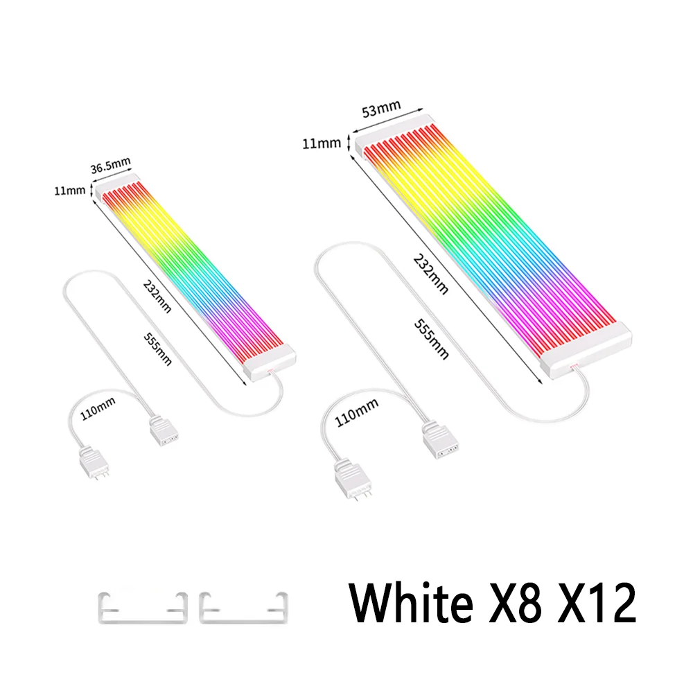 ARGB Sync Board for PC Power Supplies 24-pin GPU Graphics Cards 8-pin Cables and Chassis Illuminated Neon Cables RGB LED Strips