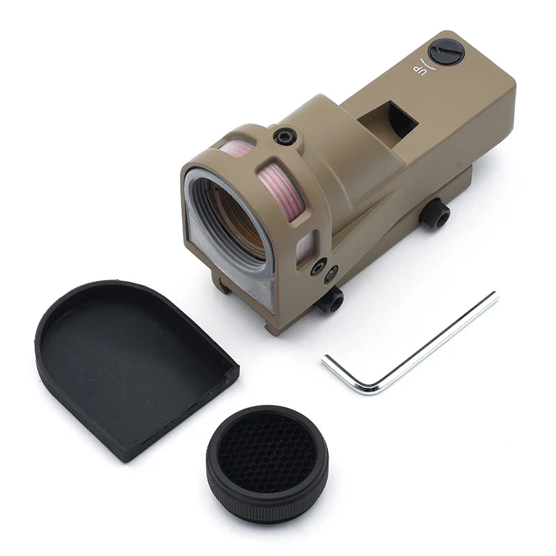 M21 Tactical Self-illuminated Reflex Red Dot Sight for Rifle Airsoft Hunting and Shooting with QD Mount and Killflash
