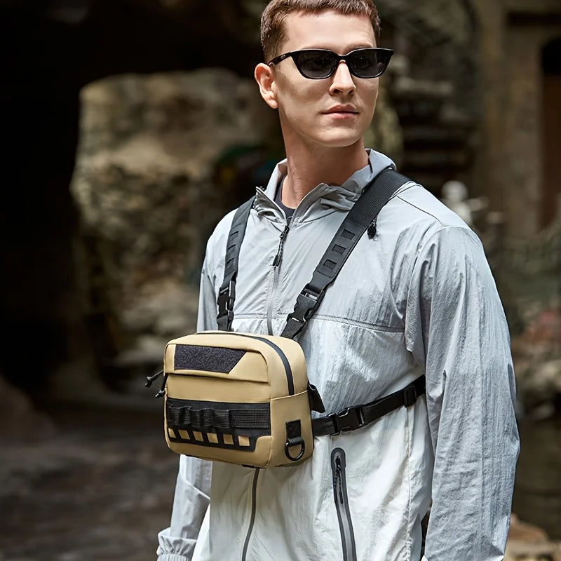 Tactical Vest Backpack - Large Capacity Multi-Functional Outdoor Bag   for Hunting Fishing Tactical Use Mixed Backpacking Gear