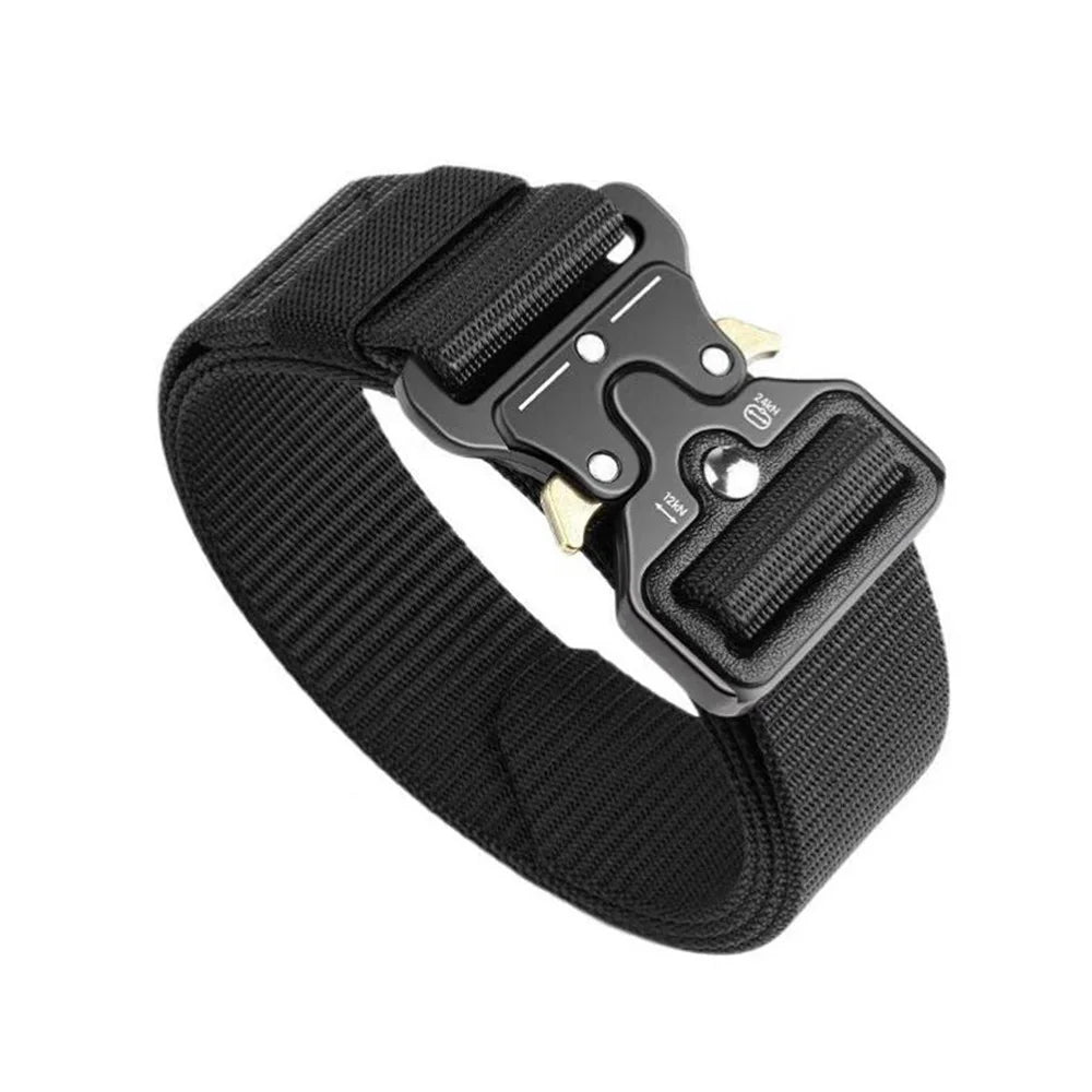 Tactical Belt for Men | All-Weather Nylon Canvas Combat Belt with Neutral Design, Built for Hunting & Outdoor Expeditions