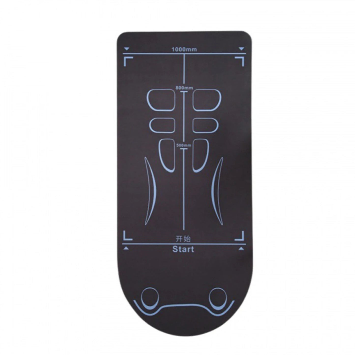 Yoga Mat Shock Anti-skid Gymnastics Mat Silent Kneeling Pad Gym Mat For Indoor Fitness Abdominal Training Core Workout Pilates