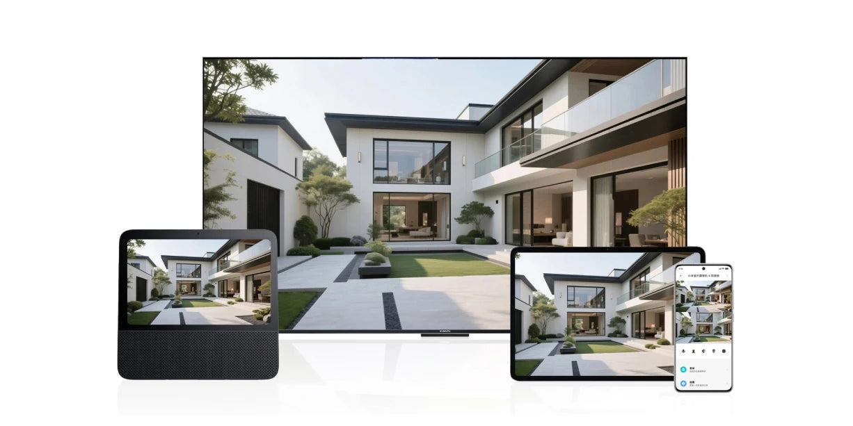 Xiaomi Outdoor Camera 4 Dual Lens 5MP 3K HD Dual View Monitoring Panoramic Closeup Tracking IP66 Weatherproof AntiTheft