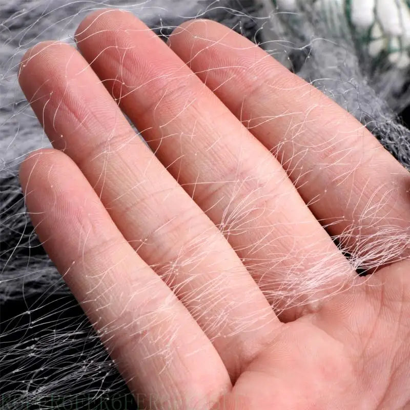 652F Fishing Net 8m Single Layer Monofilament Fishing Gill Net for w/ Floats Fishing Mesh Trap Net Netting Tackle Out