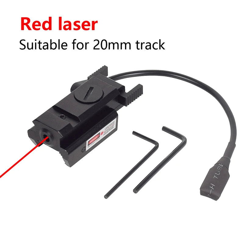Tactical Handgun Red Dot Green Laser Pointer Sight Rifle 11mm 20mm Picatinny Rail For G17 19 Hunting Pistol Sighter