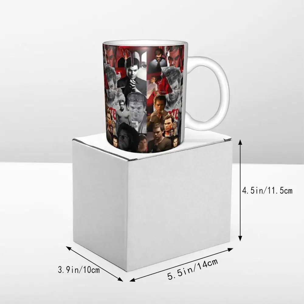 Customized Dexter Morgan Mugs DIY Movie Ceramic Milk Tea Coffee Cup