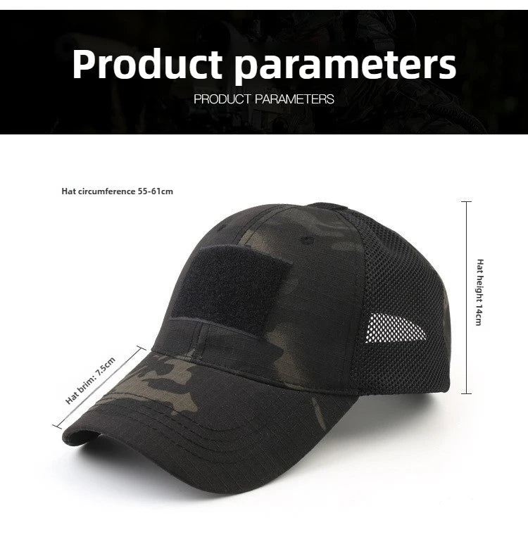 Outdoor Multicam Camouflage Adjustable Cap Mesh Tactical Military Army Airsoft Fishing Hunting Hiking Basketball Snapback Hat