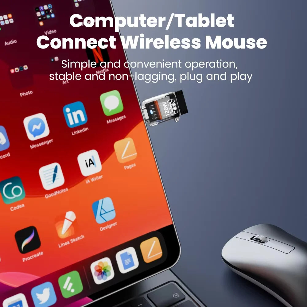 120W Fast Charging USB 3.2 to Type C Adapter OTG 10GB High Speed Data Audio Transfer For PC Tablet Xiaomi Huawei USB C Converter