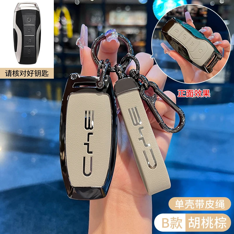 Car Accessories Key Case Holder Cover Buckle For BYD Atto 3 Han EV Dolphin Durable Second Song Pro Tang Dm QIn PLUS MAX Yuan