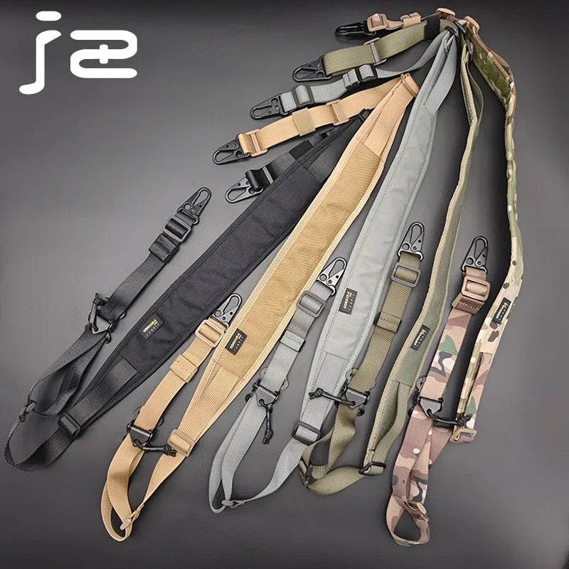 Tactical  Rifle Sling Slingster Multi-Functional Modular Strap Removable 2 Point / 1 Point 2.25" Padded Hunting  Accessories