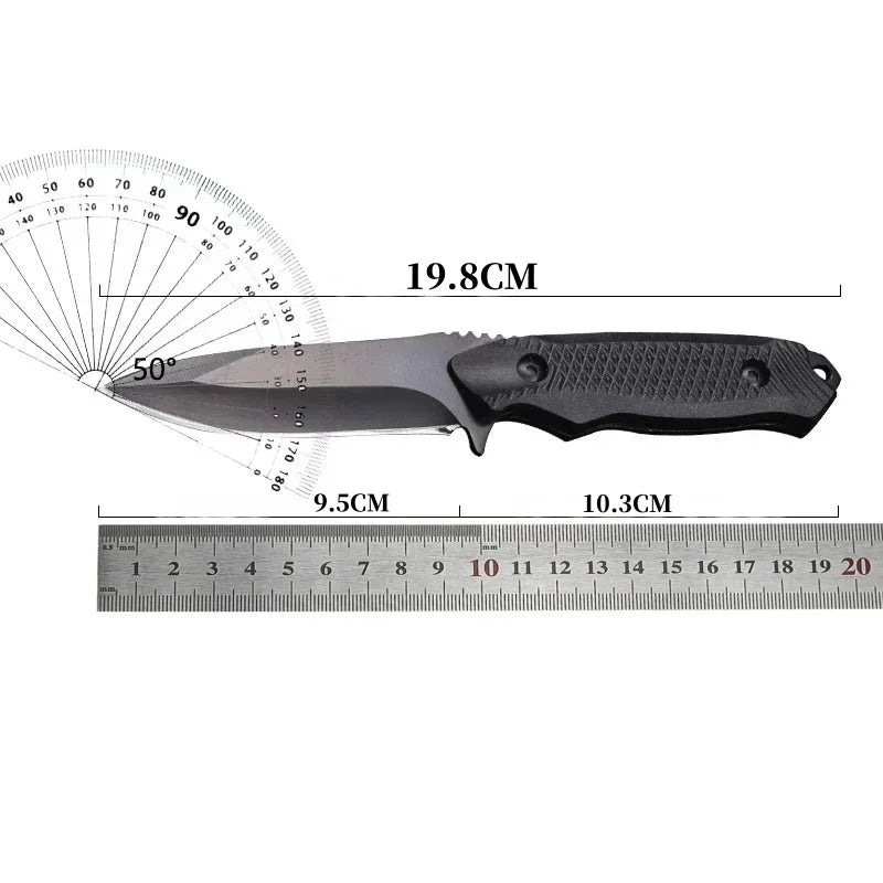 2025 Hunt Straight Knives Outdoor Fixed Blade ABS Handles Rescue EDC Hunting Self Defense Jungle Survival Multifunctional Tool