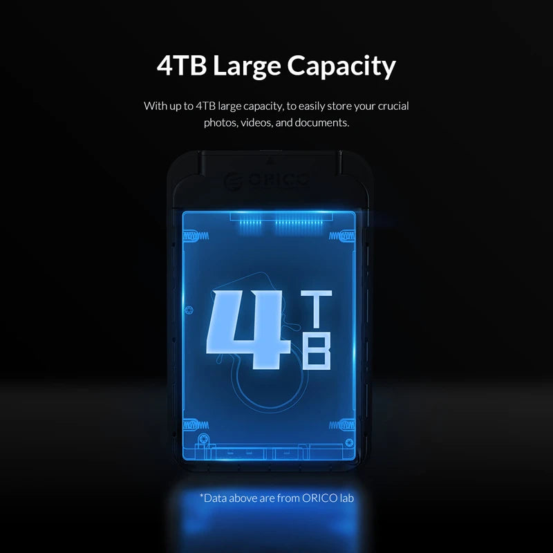 ORICO 2.5 inch HDD Enclosure External Hard Drive Case 5Gbps SATA to USB 3.0 HDD SSD case For PC Laptop 2.5'' SSD HDD Disk Box