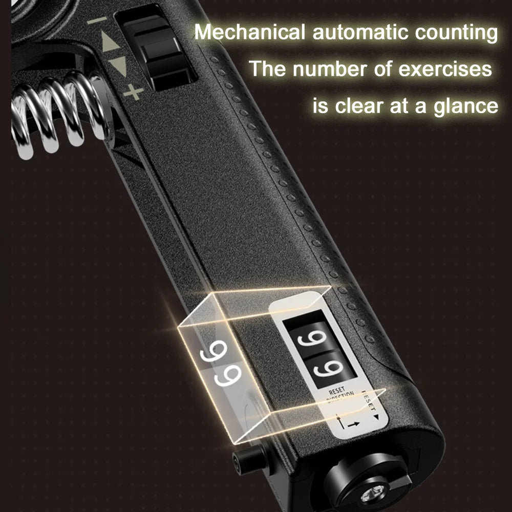 ﻿ Grip Strength Trainer Forearm Strengthener Anti Slip Grip Exerciser Trainer Adjustable Resistance for Gym Fitness