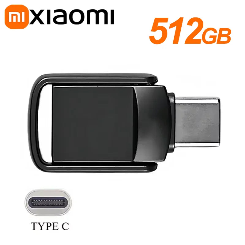 Xiaomi U-Disk USB 3.2 Type-C Interface Mobile Phone Computer Mutual Transmission Portable USB Memory 2TB 1TB 512GB 2025 NEWEST