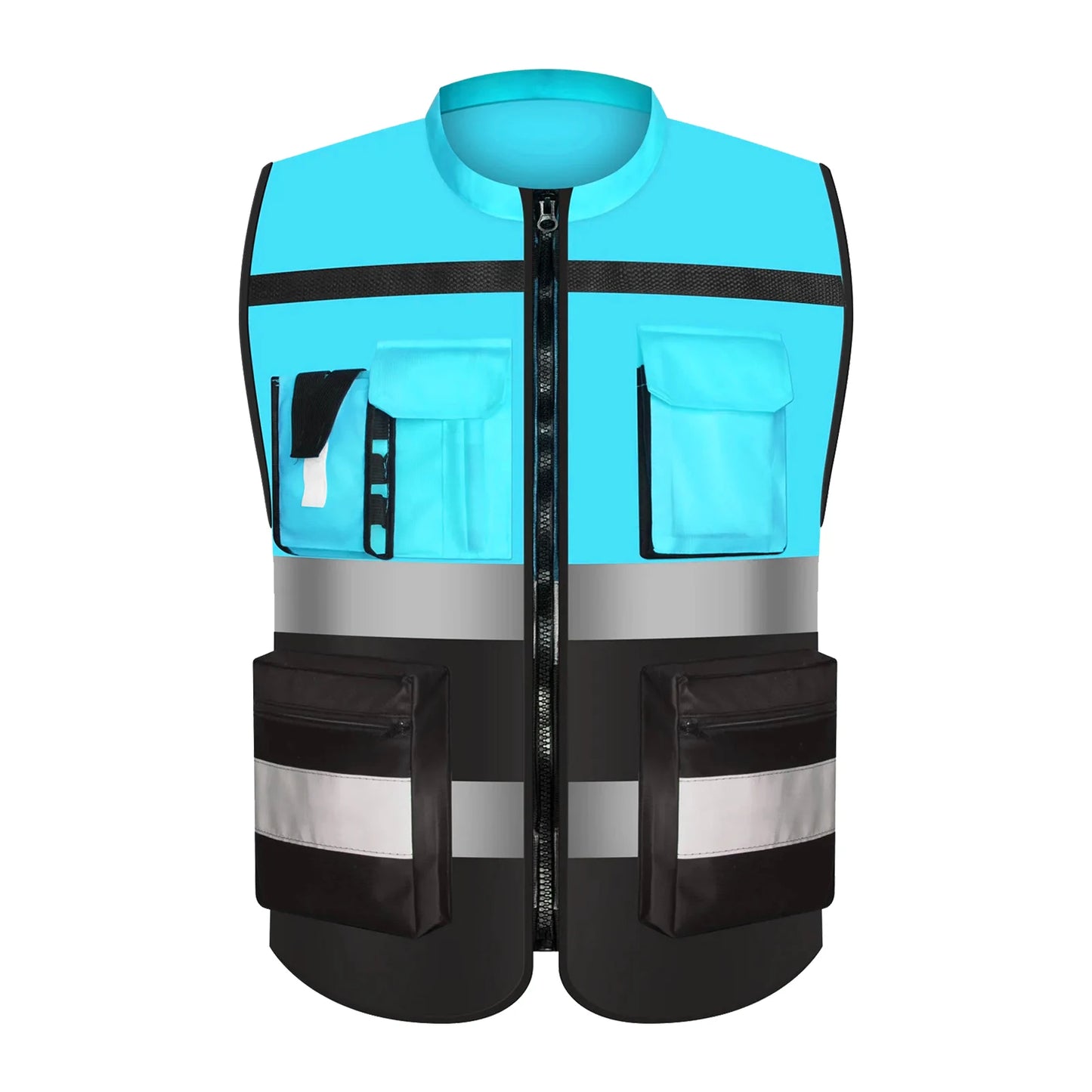 Safety Vest Construction Clothes High Visibility Vest Working Clothes Sports Outdoor Safety Clothing