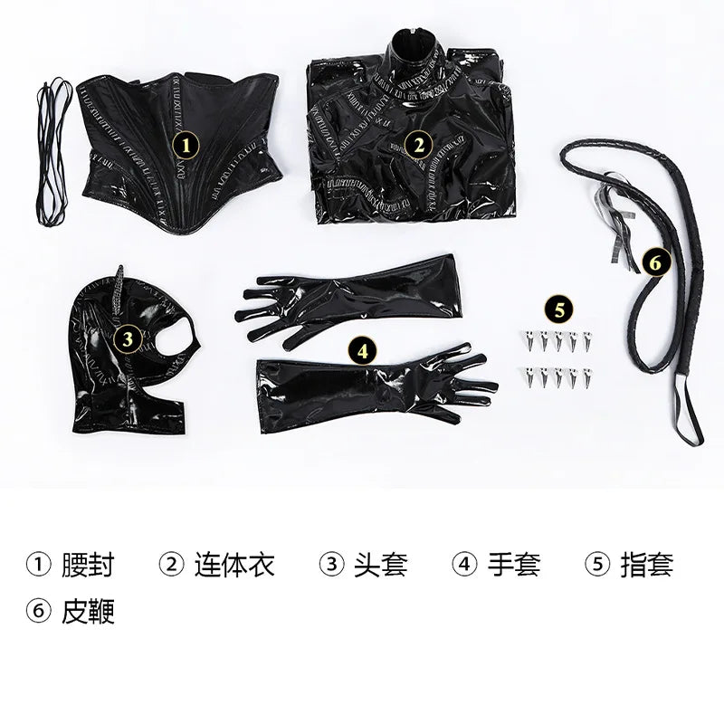 Bat man Returns Catwomen Cosplay Costume Uniform Halloween Carnival Party Christmas Play Role Clothes Clothing