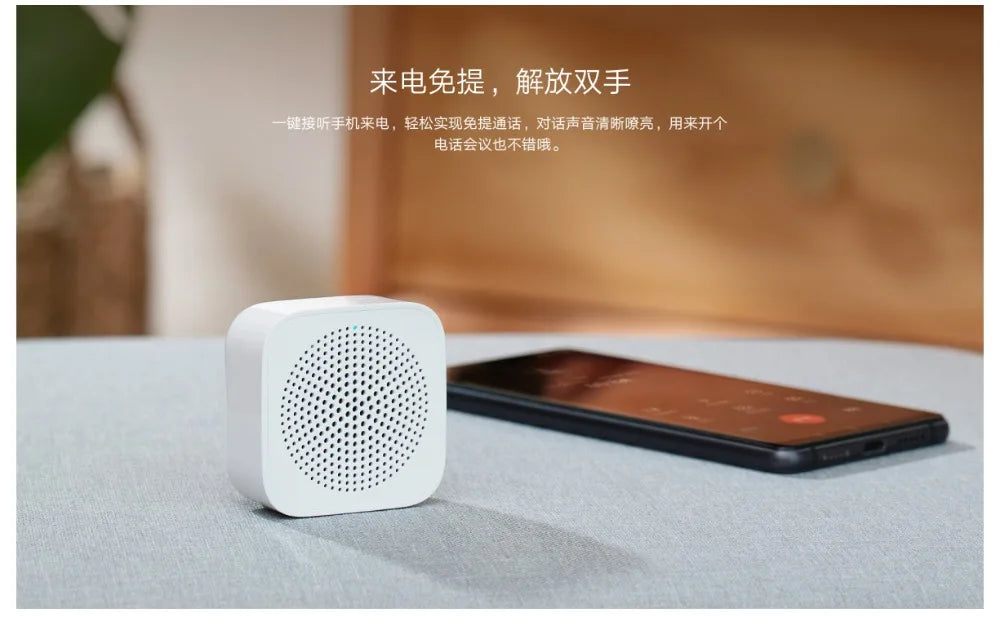 Original Xiaomi AI Portable Version Wireless Bluetooth Speaker Smart Voice Control Handsfree Bass Speaker For Smart Home Life