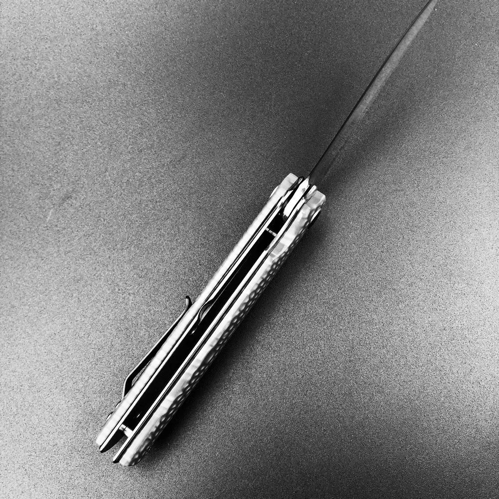 Trskt Tactical Folding Knife ,Cool Camping Knives ,Hunting Survival Tool Aluminum alloy Handle