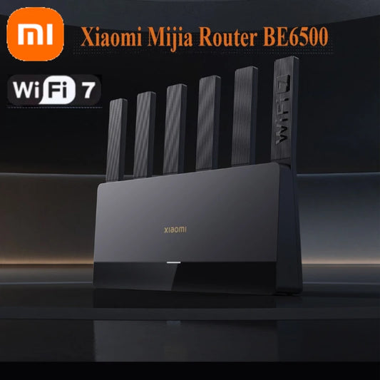 Xiaomi Mijia Router BE6500 WiFi 7 6500M Full 2.5G Network Port 4-core Qualcomm Processor loT Smart Linkage Network Security Home