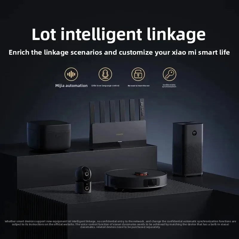 Xiaomi Mijia Router BE6500 WiFi 7 6500M Full 2.5G Network Port 4-core Qualcomm Processor loT Smart Linkage Network Security Home