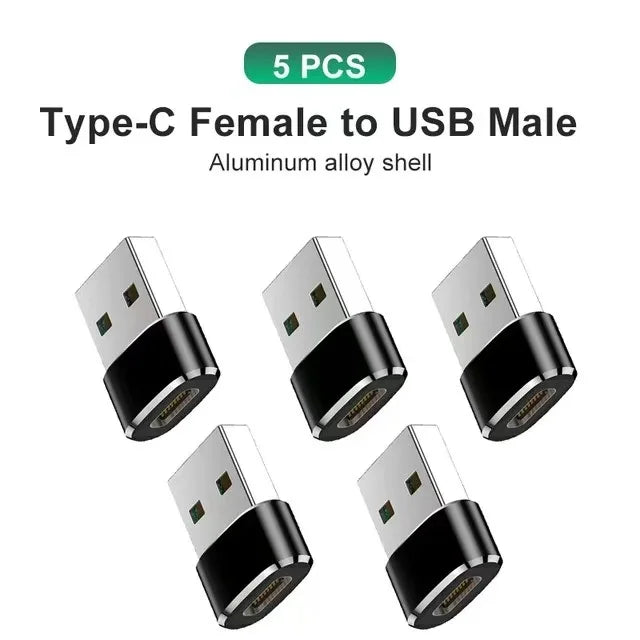 Type C to USB Adapter 3.0 USB-C 3.1 Male OTG A Female Data Connector For MacBook Pro iPad Mini 6/Pro MacBook Air Type C Devices