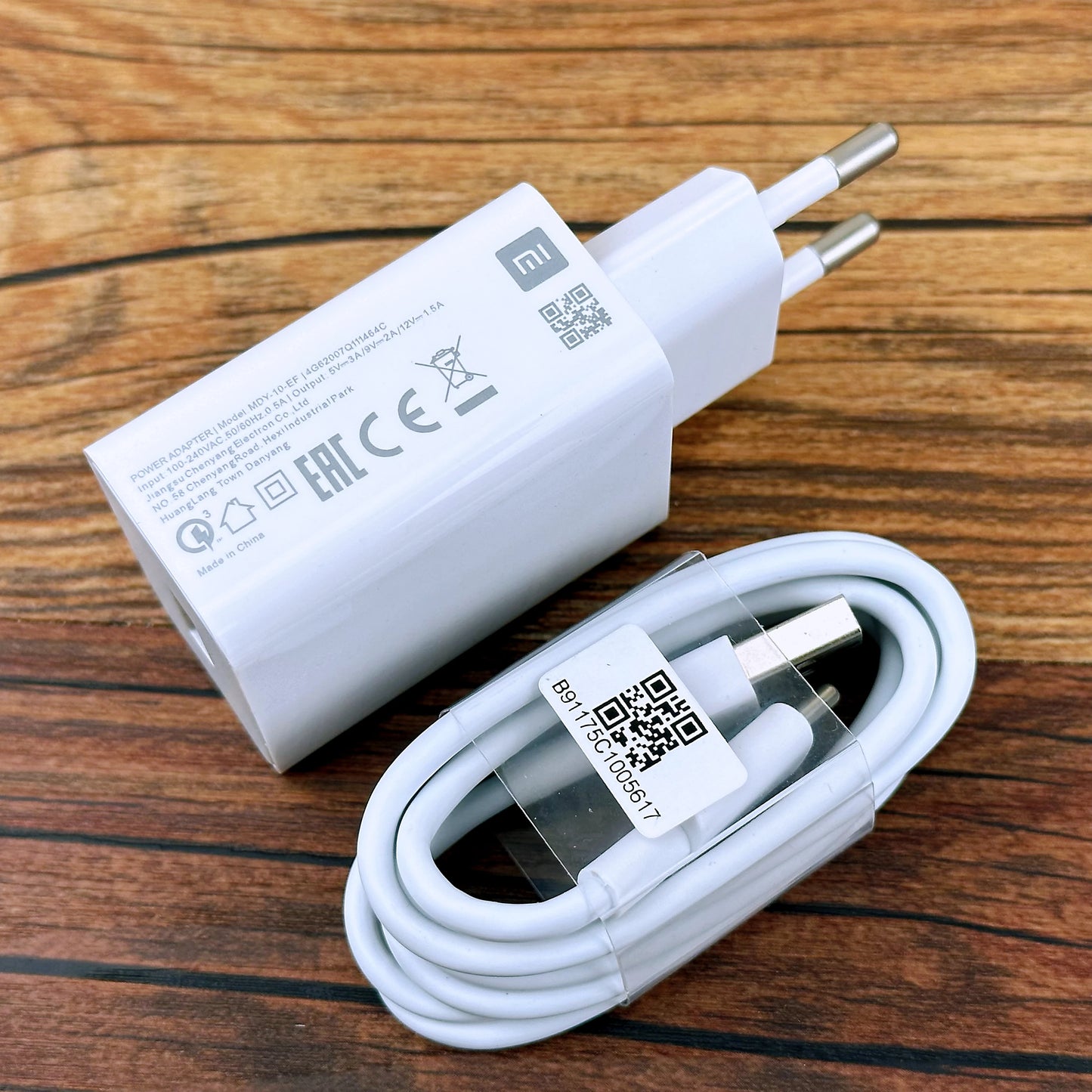 Original Xiaomi 18W Charger Fast Charge QC 3.0 EU Adapter For Redmi 12 10C 13R 12R Note 8 Pro 9 9T Poco M3 C40 Usb Type C Cable