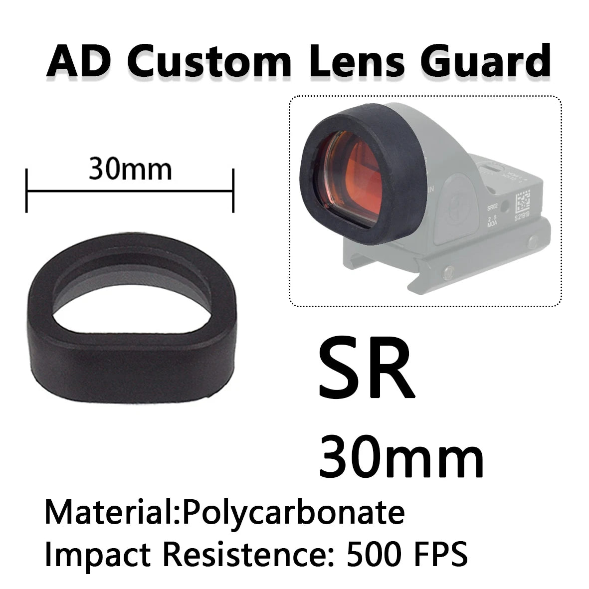 Tactical SR Red Dot Sight Scope Red Dot Optics Riflescope Collimator Fit 20mm Rail RMT Rifle Sight Hunting Airsoft With Logo