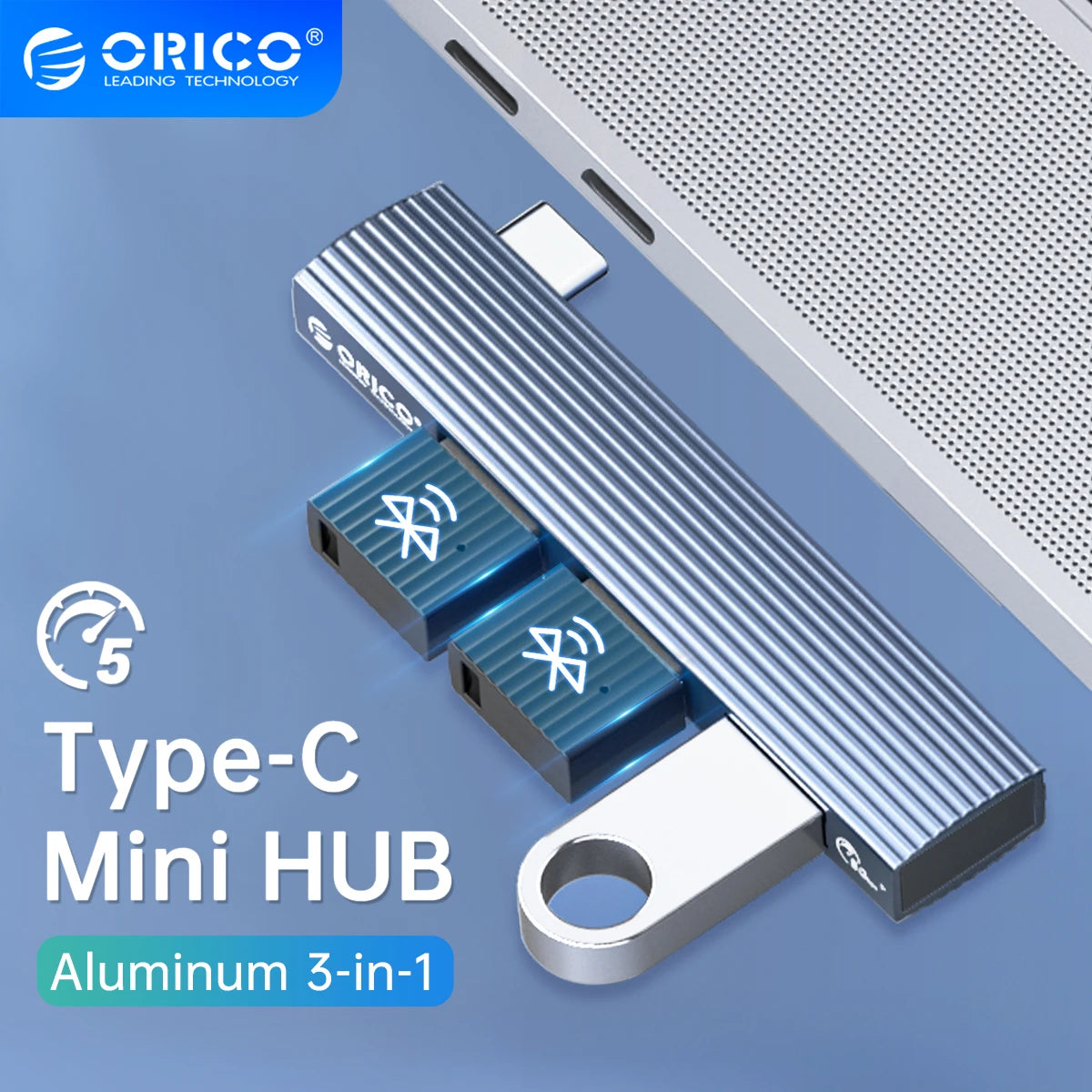 ORICO USB C To Usb Adapter USB 3.0 Splitter 3-port HUB Hub Docking Station Converter Otg Adapter Computer Accessories USB HUB