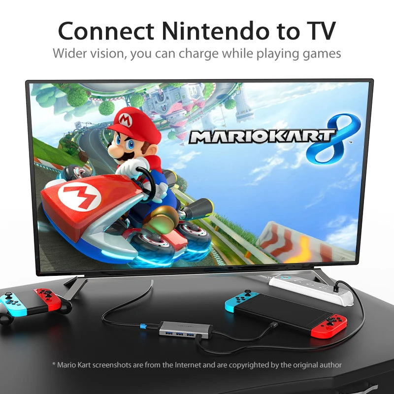 Vention  5 in 1 USB C Hub 4K HDMI USB 3.0 HUB PD Multiport Adapter for MacBook Pro/Huawei Mate 60/iPad Pro Splitter USB HUB