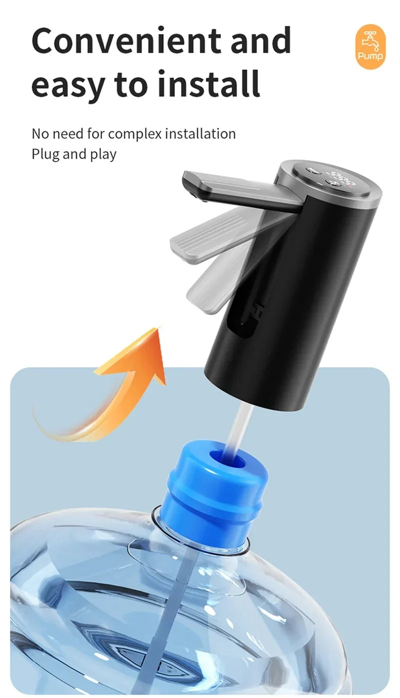 Xiaomi Automatic Water Dispenser Bottled Water Red Wine Pumping Water Electric Pump Bottle Charging Press Dispenser MIJIA NEW