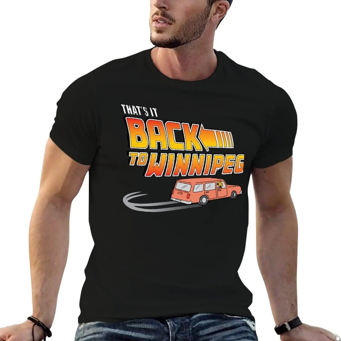 shirt Back t brand cotton 100% That's To t cotton Winnipeg luxury shirt men man T-Shirt It