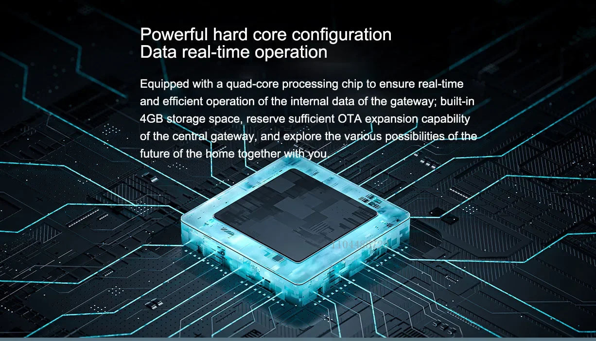 Xiaomi Smart Central Hub Mijia Gateway 4 ZigBee WIFI Bluetooth Mesh Hub 5GHz 10/100Mbps Smart Home Work With Mi Home APP