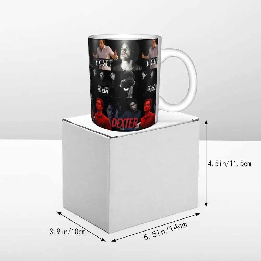 Customized Dexter Morgan Mugs DIY Movie Ceramic Milk Tea Coffee Cup