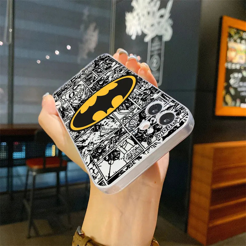 B-Batman Hero Logo Phone case for iPhone 16 15 14 13 12 11 Plus Pro ProMax 13 12 Mini X XS Max XR 7 8 SE cases