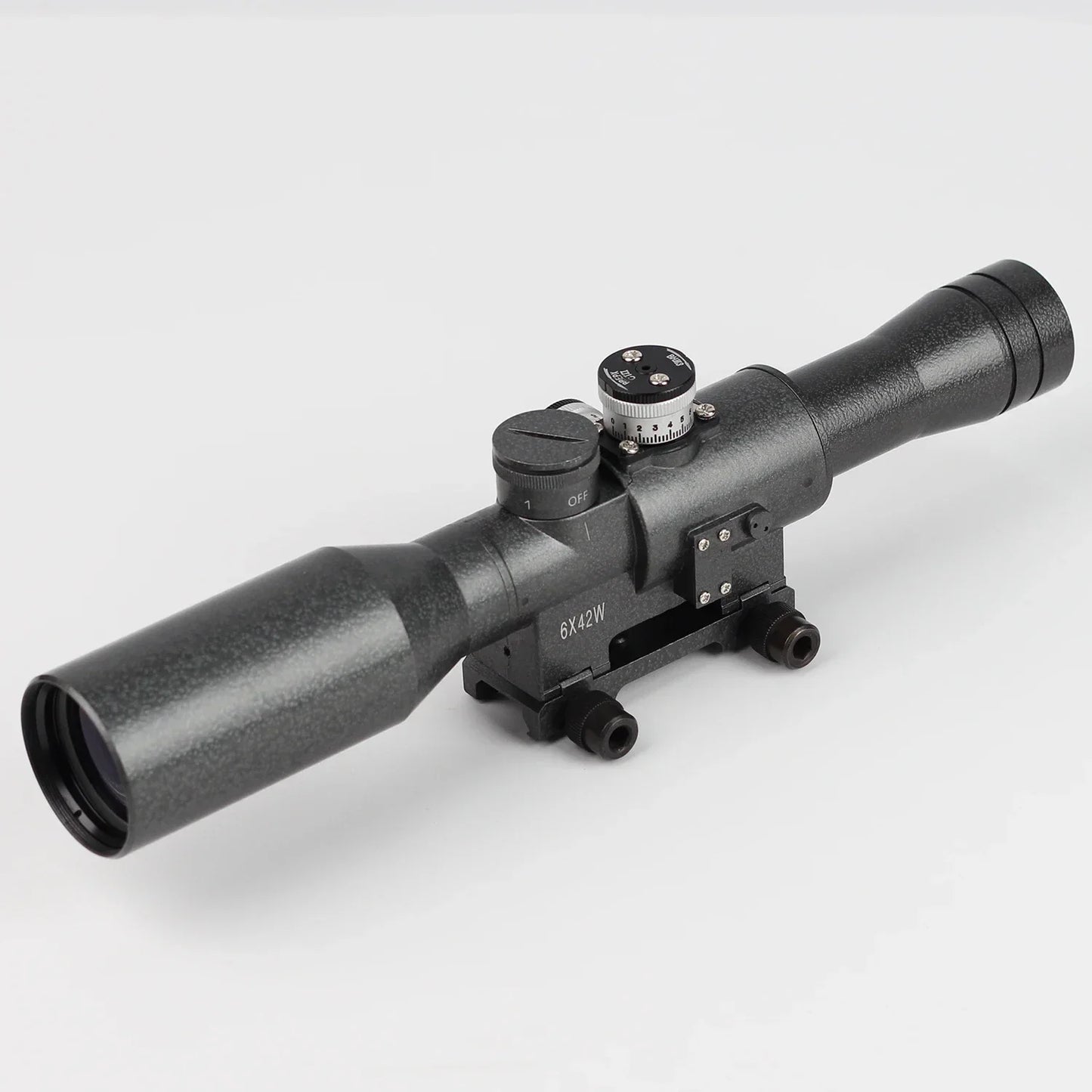 SVD 6×42 Tactical Scope – First Focal Plane (FFP) Reticle, SVD/AK Sniper Rifle Compatible Precision Hunting Tactical Optic