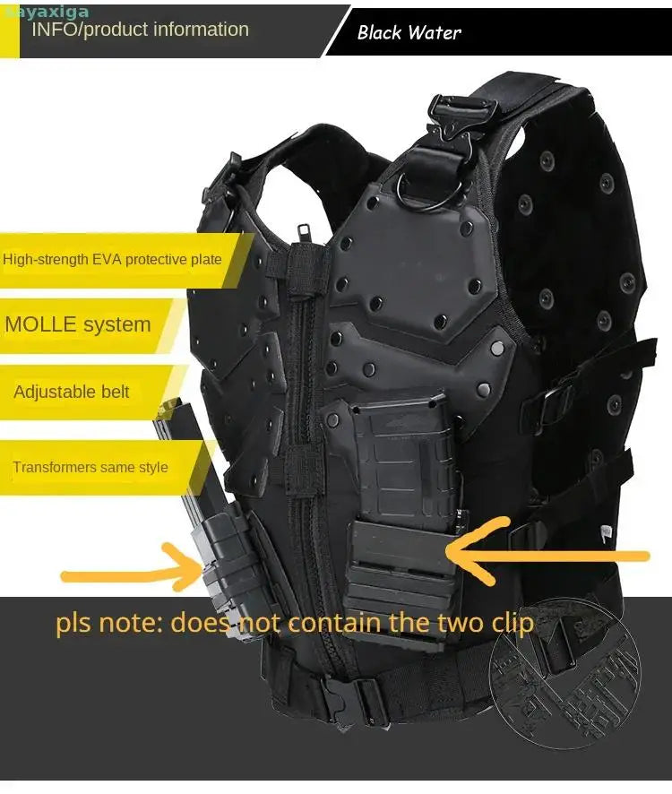 Tactical Vest Tmc Special Forces Outdoor Multi-purpose Cs Protective Combat Self Defense Security Vest Eva Molle Safety