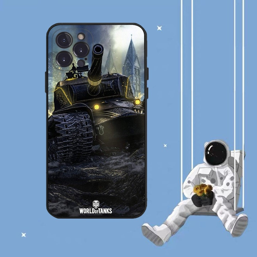 World Of Tank Phone Case For iPhone 14 11 12 13 Mini Pro XS Max Cover 6 7 8 Plus X XR SE 2020 Funda Shell