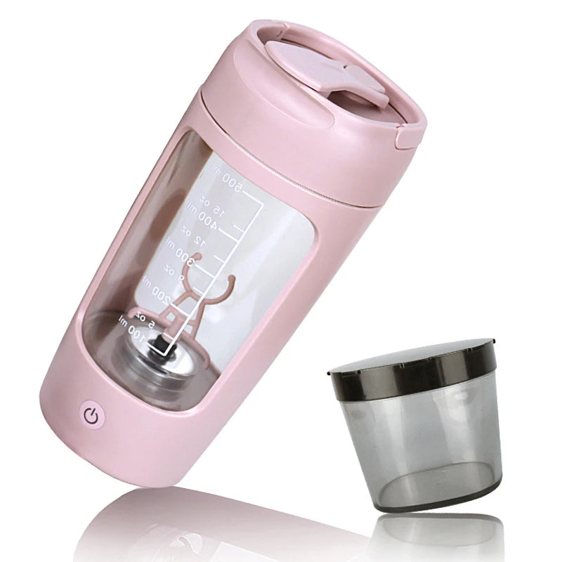 650ml USB Electric Portable Whey Protein Shaker bottle Fully Automatic Stirring Cup Rechargeable Gym BA Free Cocktail Blend