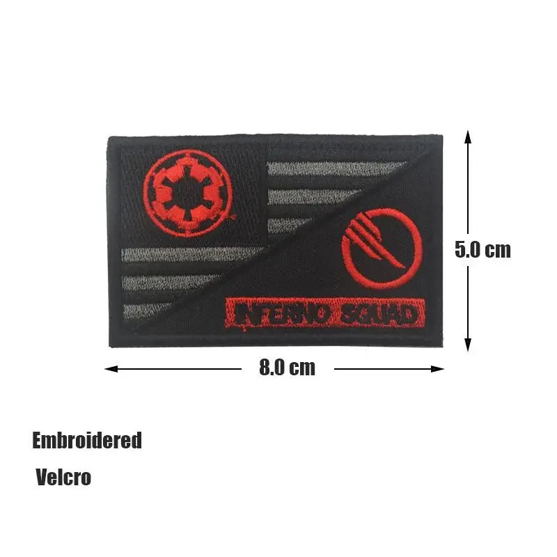 Star Wars Mandalorian Jedi Knight Badge Anime Cartoon Embroidery Fashion Velcro Tactical Clothing Patch Accessories Gift