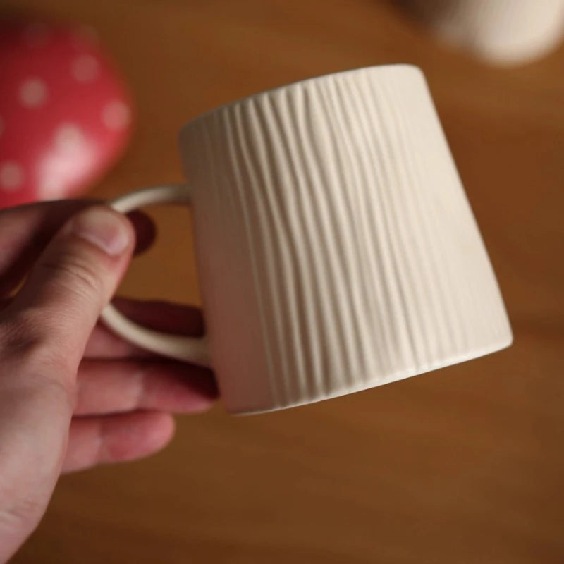 American Retro Style Mug with Lid, Cute Water Cup, Mushroom Couple Ceramic Drinking Cup, Funny Mugs