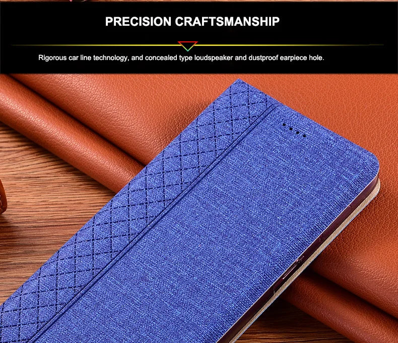 Luxury Cloth Leather Magnetic Flip Phone Case For XiaoMi Mi Mix 2 2s 3 4 Mi Max 2 3 4 Pro With Kickstand Cover
