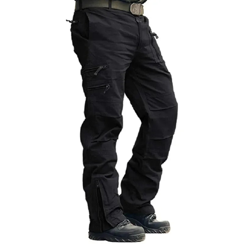 Tactical Cargo Pants 100% Cotton Work Pants Airborne Vintage Air Assault Multi Pockets Joggers Trousers Embroidered Streetwear