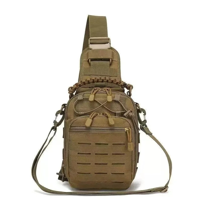 Military Tactical Backpack Shoulder Bag  Chest bag Men Outdoor Hiking Camping  Army Hunting Fishing Pack Sling Molle Usb bag bag